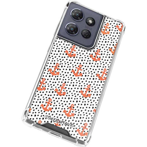 Bouffants and Broken Hearts Anchors and Dots Moto G Play 5G (2025) Clear Case